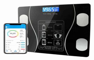 USB Bluetooth Scale podłogi masę ciała w łazience Skala inteligentna wyświetlacz lcd Skala masy ciała masy ciała tłuszczowa masa mięśniowa BMI 180 kg H129635960