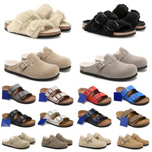 Bostons entupida BirkinStocksss Clog 2024 Designer Torys Slides Slipers Slippers Menino Menino BerkinStock Saple Sandals Favoritos Mulheres Slides