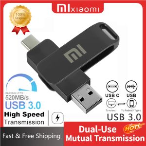 Unidades principais 2023 Xiaomi Metal 2 em 1 TIPEC USB 3.0 Memória do computador