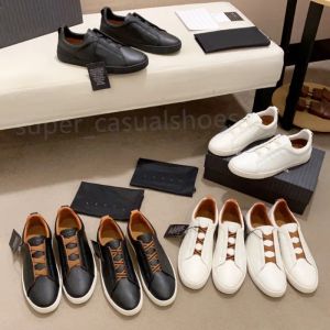 Skor designer klänningskor mens zegna laceup affär casual social bröllop party kvalitet läder lätt tiky sneakers formell tr