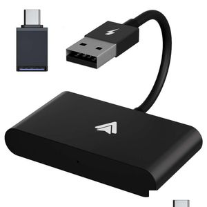 Andere Pflegereinigungswerkzeuge Neues drahtloses Carplay -Adapter für Android/Apple Kabel für Dongle Plug and Play USB Connection Car Drop Deliver DHCI9