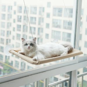 家の強い窓に取り付けられた猫ベッドサニーシートサニーシートネストスクラッチ猫用サプライズ子猫クライミングフレームペットアクセサリーのためのハンモックベッド