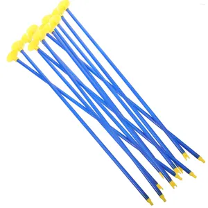 Аксессуары 12 шт в присосании стрелы для замены игрушки всасывающие чашки стрелы дети ПВХ пластиковой лук с луком лука лук