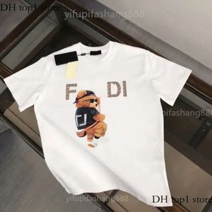 Fendishirt Italy fen herr designer t shirt kvinnor kläder exklusiv sommar t-shirt tees polo goth kort ärm haikyuu varumärke fendishirt t-shirt 151 775