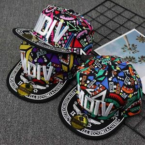 Boll Caps Parent-Child Street Hip-Hop Hat Summer New Wild Fashion Sun Hats Spring och Autumn Outdoor Outing Flat-Brimmed Baseball Cap T240429