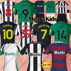 24 25 Green Newc Astles Isak Soccer Jersey 3xl 4xl Tonali Match Edition Botman Bruno Wilson Joelinton Nufc Football Shirt Gordon Trippier Men Kit Sets Kids Sets