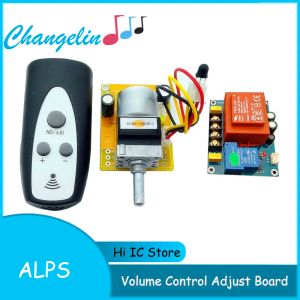 Acessórios Versão mais recente Controle remoto de infravermelho HiFi Controle de volume Ajustar a placa Apls amplificador de pré -amplificador Potenciômetro Motor Ajusta o volume