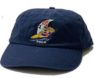 Polo Fashion Men039s and Women039s General Baseball Sun Hat Baseball Cap Casual Cap 19 Sailing Bear8456344