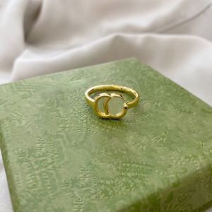 Designer Ring Luxusringe für Frauen Männer Ringe Gold Sliver Letter