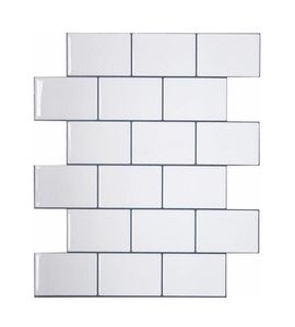 Vividtiles tjockare brickor Peel och Stick Premium Wall Tiles Stick On Tiles Kitchen Backsplash 5 Pieces Pack 2110218806984