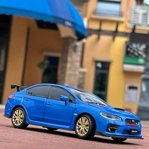 Bilar 1:32 JDM Subaru STI WRX 2016 Subaru Brz Supercar Eloy Diecast Car Model Miniature Model With Light Model for Children Car Car