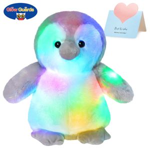 30cm Cute Plush Doll Toys Creative Luminous Glowing LED Light Animal Throw Pillows Kid Childrens Lovely Gift 240416