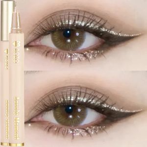 Eyeliner Waterproof Diamond Glitter Champagne Liquid Eyeliner Eyeliner Eyeshadow Makeup Black Brown Eye Liner Eye Eye Eye Beauty Party Makeup Strumenti