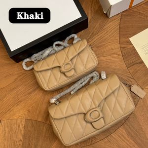Shoulder Bags Quilted Tabby Bag Designer Purses Luxury Crossbody Women Handbag High Quality Soft Real Leather Chain Designer Cross Body Bag Designer Coin Purse