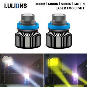 Bulbs Laser Lens H7 H11 Led Fog Light Bulb H8 H9 9005 9006 Hb3 9006 Hb4 Csp 8000k 6000k 3000k Turbo Headlight Lights for Car 12v 24v