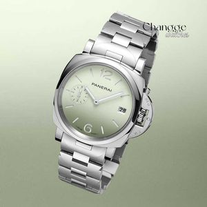2024 UNISEX luksusowy zegarek klasyczny zegarek na rękę Szwajcarskie zegarki mechaniczne mechaniczne i damskie zegarki 38 mm stalowe paski zielone pokrętło pam01311 B3PO