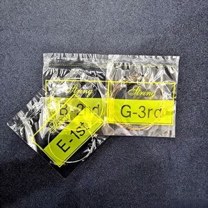 5pcs neue klassische Gitarrenschnüre klare Nylon -Saiten Edelstahl Drahtversiegelte Beutelverpackung