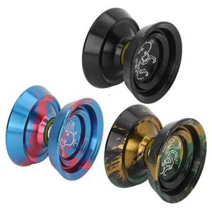 Yoyo yoyo Ball niereagujący na stop aluminium Advanced Fade Fade Fade Exquipite Metal Yoyo do rywalizacji z rękawiczkami 3pcs Strings