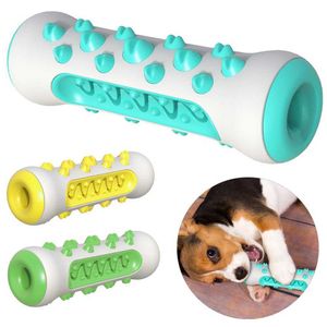 Dog Toys Tuggar PET Tandborste Stick Toy för medelstora stora interaktiva ben tugga bitbeständiga tänder rena labrador beagle levererar H240506