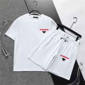 Herrspårar Designer Luxury T-shorts Shorts Set Suit For Mens Womens Summer Casual Short Sleeve Cotton Soft Thick T Shirt Tees Streetwear Track Suits 2 Pieces/Set