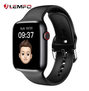 Lemfo Iwo W37 Akıllı İzle Erkekler Bluetooth Call Smart Watch 2021 Kalp Hızı Monitörü DIY Yüz EKG Akıllı Swatch Man Vs HW22 IWO 13 ProG2196372
