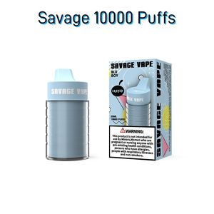 Savage Vape Vapers Vapes Puff 9000 10000 10K Puffs 25 мл E -сигарет регулируемый воздушный поток 2% 3% 5% 10 вкуса предварительно заполненная корзина.