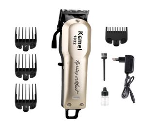 100-240V Kemei Professional Hair Clipper Beardパワフルなヘアシェービングマシンバーバーカッティング電気Razor6993614