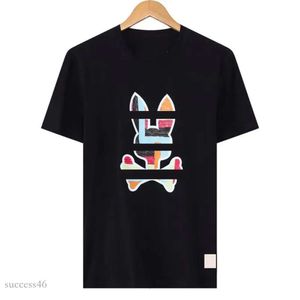 Physcho Bunny Men's T-Shirts Women Bunny T-Shirts Cotton T Shirt Fashion Casual Summer Printing Short Sleeve Couple Casual Outdoor High Quality T Shirt 143