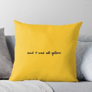 Pillow And It Was All Yellow Throw Christmas Decorations 2024 Luxury Cover