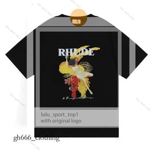 Rhude Erkek Tasarımcı T Shirt Poli Tişört İngiltere Futbol Gömlek Nakış Tshirt Baskı Açık Moda Gömlek Kısa Kollu Yaz Gündelik Gevşek Gömlek Nefes Alabilir 964