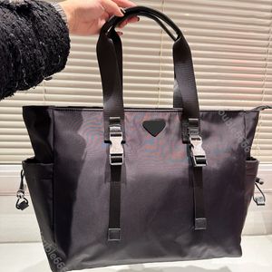Designer di lusso Nylon Tote Bag, borsa a tracolla, borsa da business classico, borsa a tracolla versatile, borsa elegante, borsa da viaggio, borse per laptop documenta