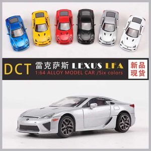 Auto a modello di diecast DCT 1 64 LFA Auto modello in lega di fustellatura con display a base e acrilico Casingl2405