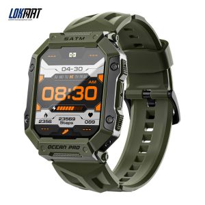 Zegarki Lokmat Ocean Pro Sport Smart Watch Waterproof Full Touch Screen Smartwatch Fitness Tracker Monitor tętna