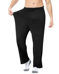 Abbigliamento da uomo yaomei lunghi bagnomes Bottoms uomini pantaloni casual pantaloni da coda da notte biancheria intima elastica vita per dormire