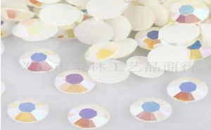 2000pcs 3 mm żywica Jelly White Ab Beads Flatback 14FACETS Scrapbooking Expellishment Craft DIY4883089