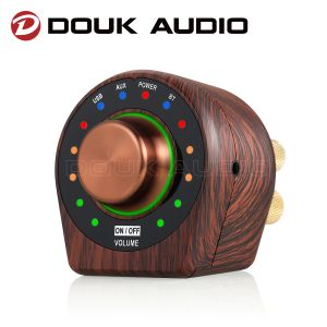 Förstärkare DoUK Audio Mini Class D 2.0 Channel Digital Amplifier Bluetooth 5.0 Mottagare HIFI Stereo Audio amp för Home/Car 100W