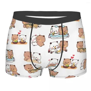 Underpants Bubu Dudu maschile bianche da uomo Shorts cartoni da cartone animato Shorts sexy morbido per maschio