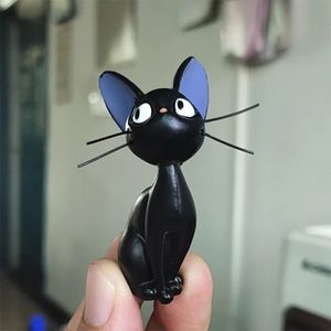 DIY el sanatları tatlı karikatür kedi beyaz model figürinler dekorasyon masası dekor bahçe ev ofis süsü minyatürleri 240418