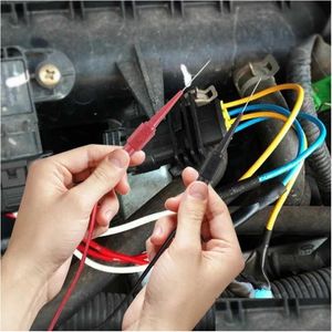 Other Interior Accessories Car 30V Mtimeter Test Tip Probes Extention Back Insation Wire Piercing Tester Pin Needle Repair Diagnostic Dhyys