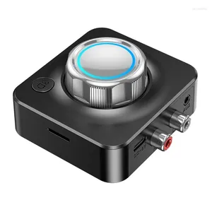 Receptor de áudio sem fio Bluetooth 5.0 Interface de canal duplo para conexão de telefone do carro ao alto -falante antigo