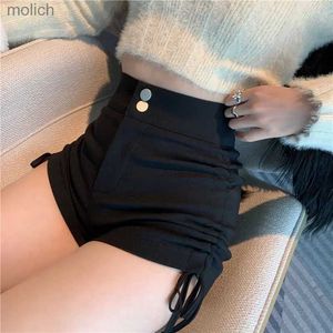 Frauen Shorts Damen enge Shorts hohe taillierte schwarze Frauenshorts eng Mini sexy Kleid Modetrend niedriger Preis in 2024 wx