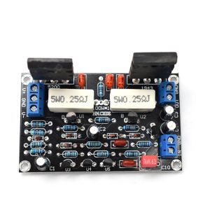 Amplificador novo tubo 2SC5200+2SA1943 Mono Channel HiFi Audio Amplifer Board 100W DC 35V C1001