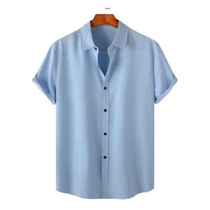 Men's Casual Shirts Luxury Mens Clothing Fr Shipping Oversize Shirt Man Shirts High Quality Tiki Fashion Blouses Social T-shirts Hawaiian Cotton Y240506