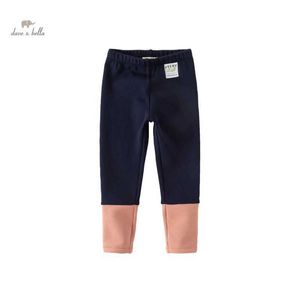 ズボンDave Bella Childrens Pants 2023 New Winter Girls Casty Fashion Fee