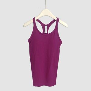 Yoga Bra Ebb Sports Lu Align Vest Women Byggd hylla BRAS Top Running Workouts Fiess ärmlös T-shirt Gymkläder Toppar S Lemon Gy