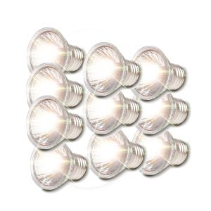 Iluminação 10pcs UVA+UVB 3.0 Lâmpada de répteis Bulbo de aquecimento leve UV Basking para anfíbios Tartaruga lagartos Controle de temperatura