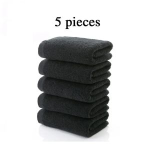 Полотенца 5/4 кусок 100% хлопковое черное полотенце нет полотенца без затухания