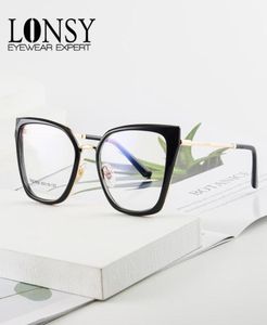 Okulary przeciwsłoneczne Modne szklanki czytania Kobiety Anti Blue Light Wysokiej jakości Kot Eye Presbyopia Woman Big Oversize Clear Eyewear3597291