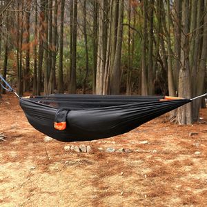 Camping hammock for 2 people adult hammock tent for 2 people powerful mosquito net ultra light hammock bracket portable tree strap swing 240516