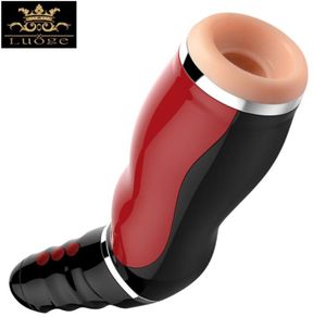 Luoge erkek mastürbator hava yastığı basıncı emmek oral seks makinesi 12 titreşimli inilti seks oyuncakları erkekler mastürbasyon penis pratiği y185640435